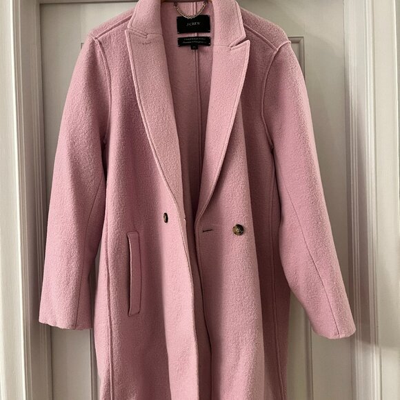 J.Crew Italian Boiled Wool Top Coat - Picture 1 of 3